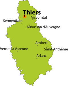 carte Thiers, la Vallée des rouets