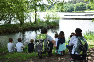 animation scolaire à la Catiche, le peuple de l'eau