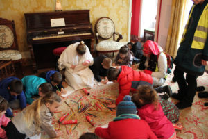 animation scolaires le château des merveilles au château d'Aulteribe